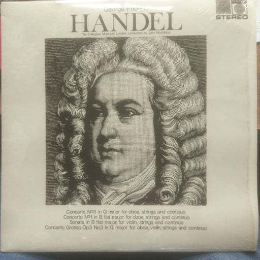 Georg Friedrich Händel, Janet Craxton, Eli Goren, Collegium Musicum Of London, John Minchinton – Handel: Concerti And Sonata (LP, Vinyl Record Album)