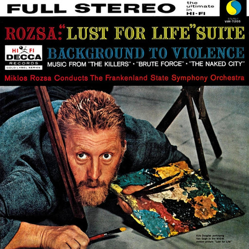 Miklós Rózsa – "Lust For Life" Suite / Background To Violence (LP, Vinyl Record Album)