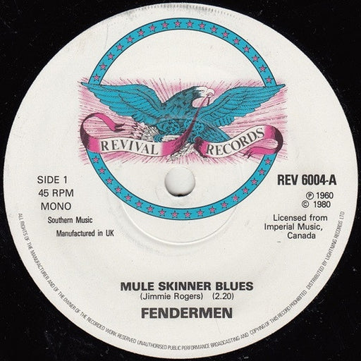 The Fendermen, Ron Holden – Mule Skinner Blues (LP, Vinyl Record Album)