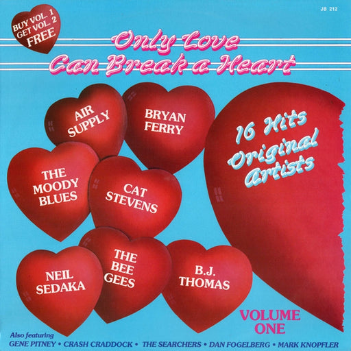 Various – Only Love Can Break A Heart - Volume 1 (LP, Vinyl Record Album)