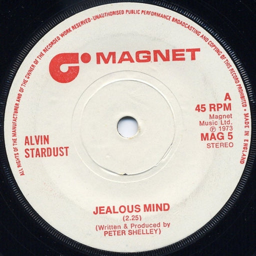 Alvin Stardust – Jealous Mind (LP, Vinyl Record Album)