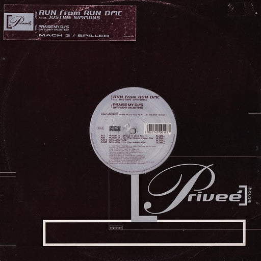 Run, Justine Simmons – Praise My DJ's (My Funny Valentine) (LP, Vinyl Record Album)