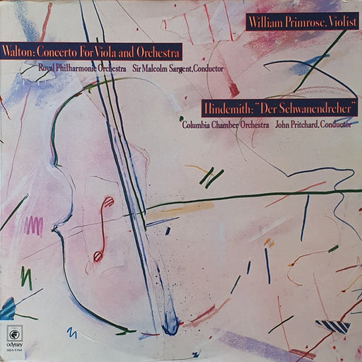 William Primrose, Sir William Walton, Paul Hindemith – Concerto For Viola And Orchestra / "Der Schwanendreher" (LP, Vinyl Record Album)