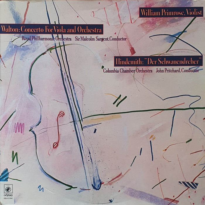 William Primrose, Sir William Walton, Paul Hindemith – Concerto For Viola And Orchestra / "Der Schwanendreher" (LP, Vinyl Record Album)