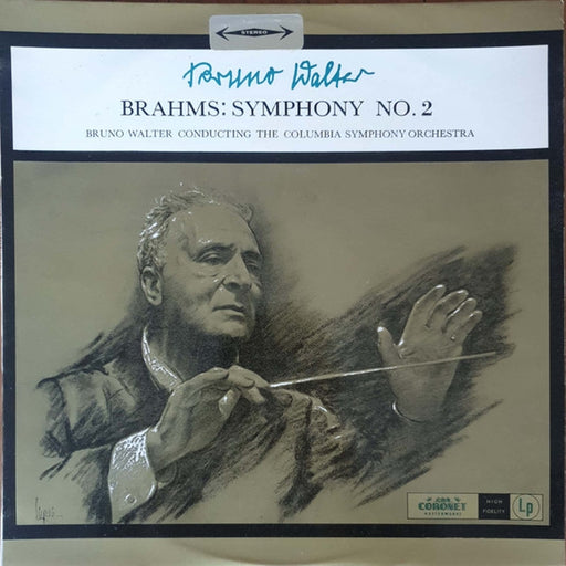 Johannes Brahms, Bruno Walter, Columbia Symphony Orchestra – Symphony No.2 (LP, Vinyl Record Album)