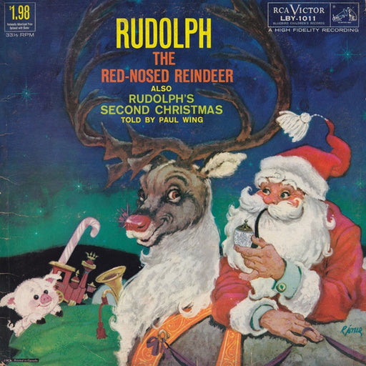 Various – Rudolph The Red-Nosed Reindeer (LP, Vinyl Record Album)