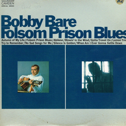 Bobby Bare – Folsom Prison Blues (LP, Vinyl Record Album)