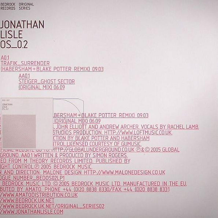 Trafik, Steiger – Jonathan Lisle OS_0.2 LP1 (LP, Vinyl Record Album)