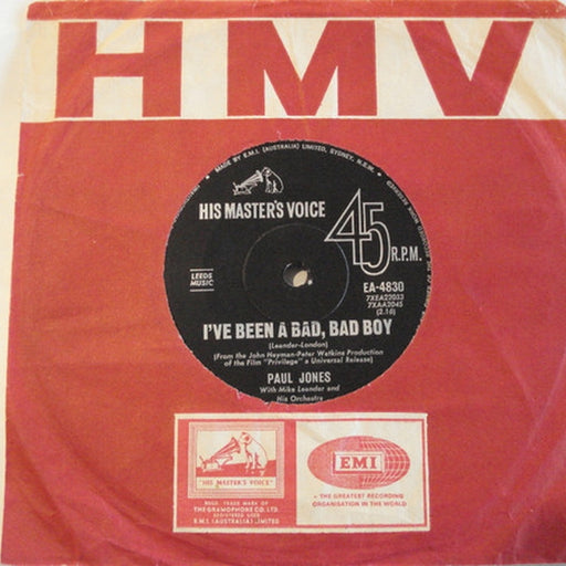 Paul Jones – I've Been A Bad, Bad Boy / Sonny Boy Williamson (LP, Vinyl Record Album)