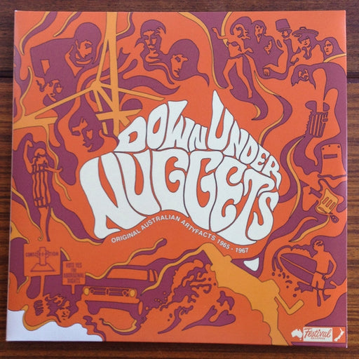 Various – Down Under Nuggets (Original Australian Artyfacts 1965-1967) (LP, Vinyl Record Album)