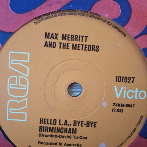 Max Merritt And The Meteors – Hello L.A., Bye-Bye Birmingham (LP, Vinyl Record Album)