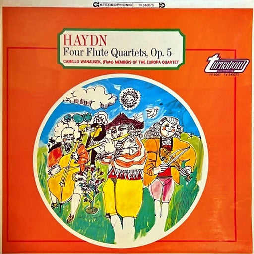 Joseph Haydn, Camillo Wanausek, Members Of The Europa Quartet – Four Flute Quartets, Op. 5 (LP, Vinyl Record Album)
