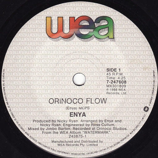 Enya – Orinoco Flow (LP, Vinyl Record Album)