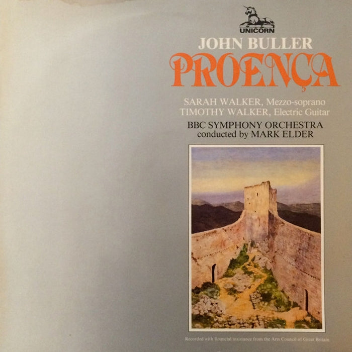 John Buller, Sarah Walker, Timothy Walker, BBC Symphony Orchestra, Mark Elder – Proença (LP, Vinyl Record Album)