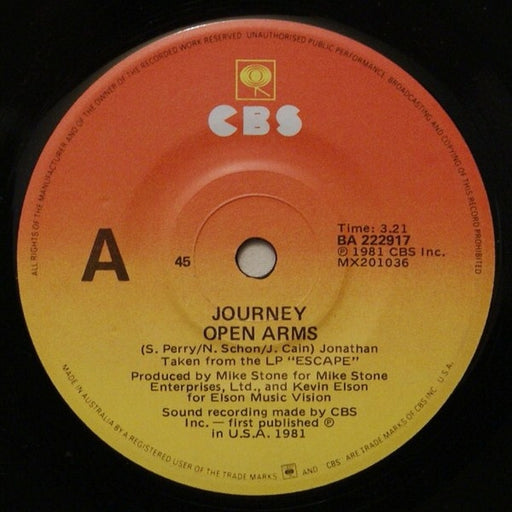 Journey – Open Arms (LP, Vinyl Record Album)