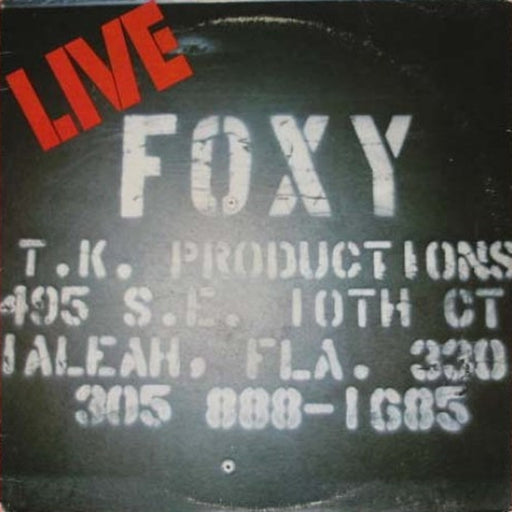 Foxy – Live (LP, Vinyl Record Album)