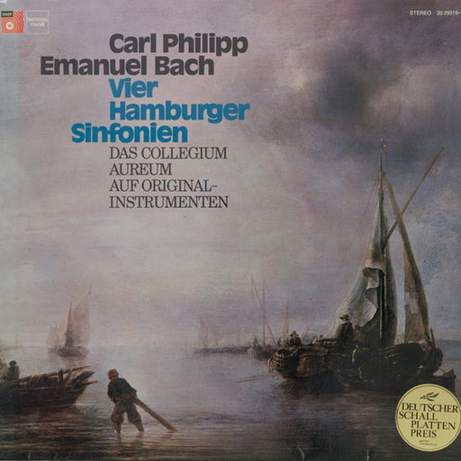 Carl Philipp Emanuel Bach, Collegium Aureum – Vier Hamburger Sinfonien (LP, Vinyl Record Album)