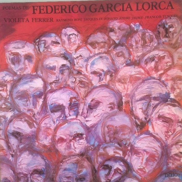 Violeta Ferrer, Raymond Boni, Jacques Di Donato, François Tusques – Poemas De Federico Garcia Lorca (LP, Vinyl Record Album)