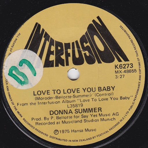 Donna Summer – Love To Love You Baby (LP, Vinyl Record Album)