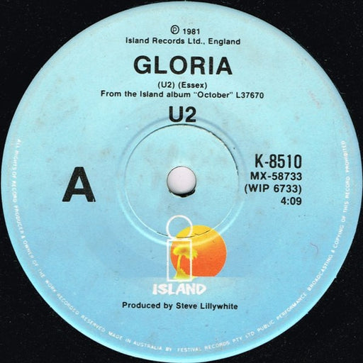 U2 – Gloria (LP, Vinyl Record Album)