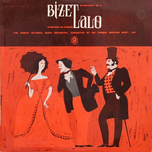 Georges Bizet, Édouard Lalo, Orchestre National De France, Sir Thomas Beecham – Bizet: Symphony In C - Lalo: Symphony In G Minor (LP, Vinyl Record Album)