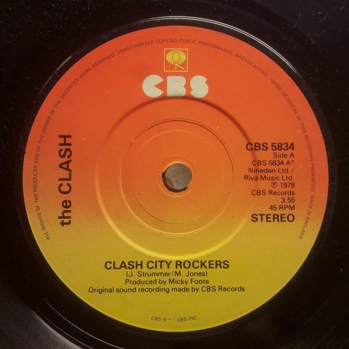 The Clash – Clash City Rockers (LP, Vinyl Record Album)