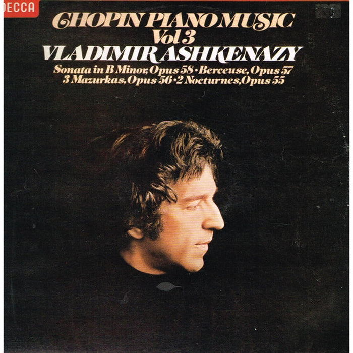Frédéric Chopin, Vladimir Ashkenazy – Chopin Piano Music Vol 3 (LP, Vinyl Record Album)