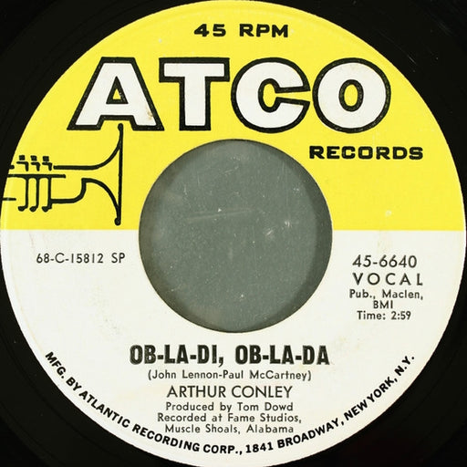 Arthur Conley – Ob-La-Di, Ob-La-Da / Otis Sleep On (LP, Vinyl Record Album)