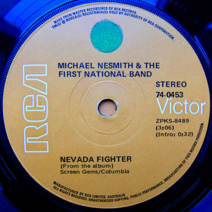 Michael Nesmith & The First National Band – Nevada Fighter / Here I Am (LP, Vinyl Record Album)