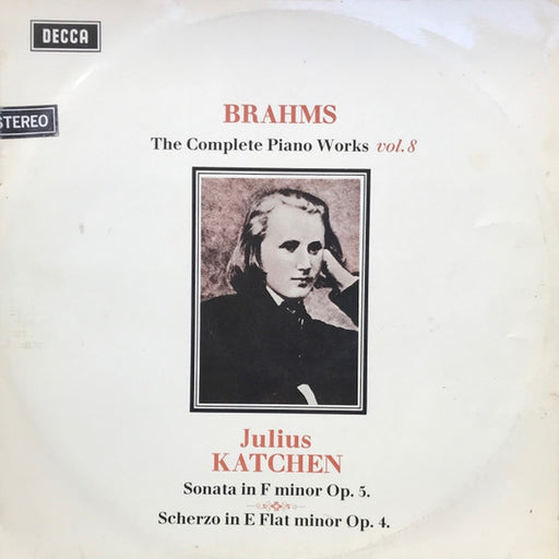 Johannes Brahms, Julius Katchen – The Complete Piano Works Vol. 8 (LP, Vinyl Record Album)