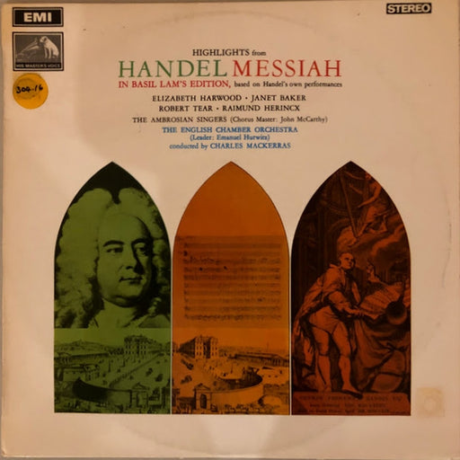 Georg Friedrich Händel, Sir Charles Mackerras, English Chamber Orchestra, The Ambrosian Singers – Highlights From Handel Messiah (LP, Vinyl Record Album)