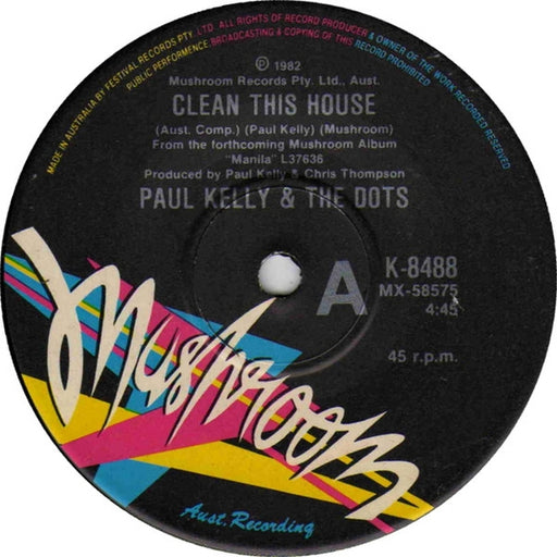 Paul Kelly And The Dots – Clean This House (LP, Vinyl Record Album)