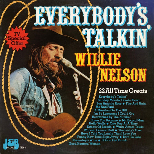 Willie Nelson – Everybody's Talkin' (LP, Vinyl Record Album)