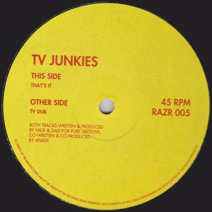 TV Junkies – That's It (LP, Vinyl Record Album)
