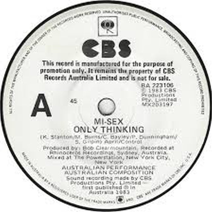 Mi-Sex – Only Thinking (LP, Vinyl Record Album)