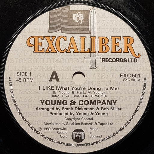 Young & Company – I Like (What You're Doing To Me) (LP, Vinyl Record Album)