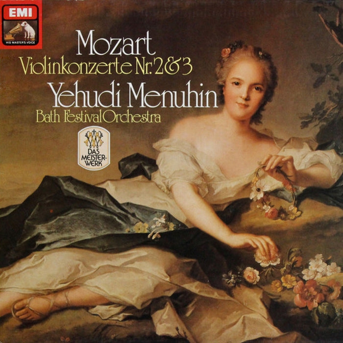 Wolfgang Amadeus Mozart, Yehudi Menuhin, Bath Festival Orchestra – Violinkonzerte Nr. 2 & 3 (LP, Vinyl Record Album)
