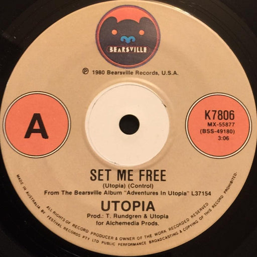 Utopia – Set Me Free (LP, Vinyl Record Album)