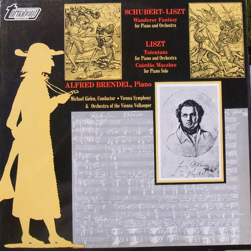 Franz Schubert, Franz Liszt, Alfred Brendel – Wanderer Fantasy / Totentanz / Csárdás Macabre (LP, Vinyl Record Album)