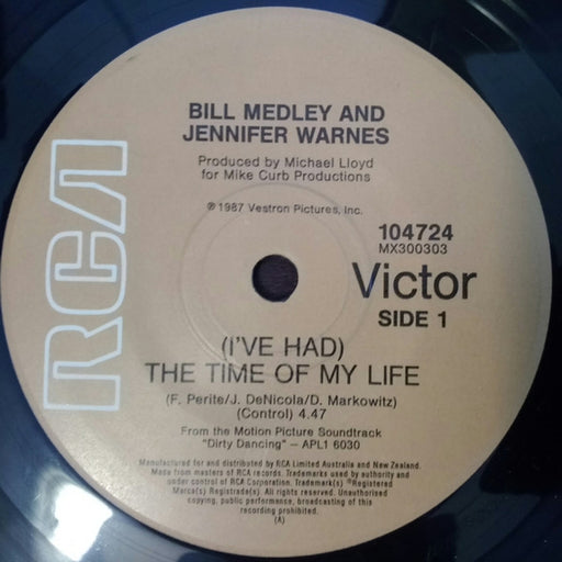 Bill Medley, Jennifer Warnes – (I've Had) The Time Of My Life (LP, Vinyl Record Album)