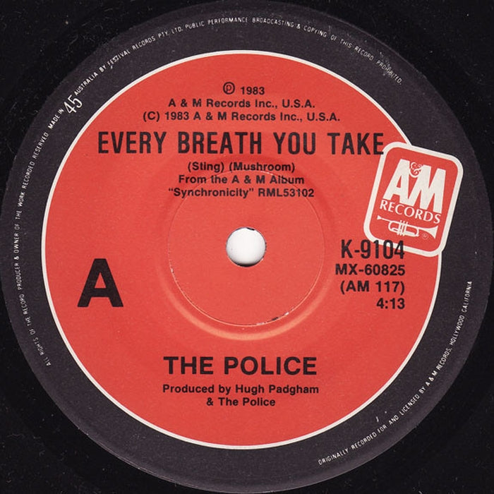 The Police – Every Breath You Take (LP, Vinyl Record Album)