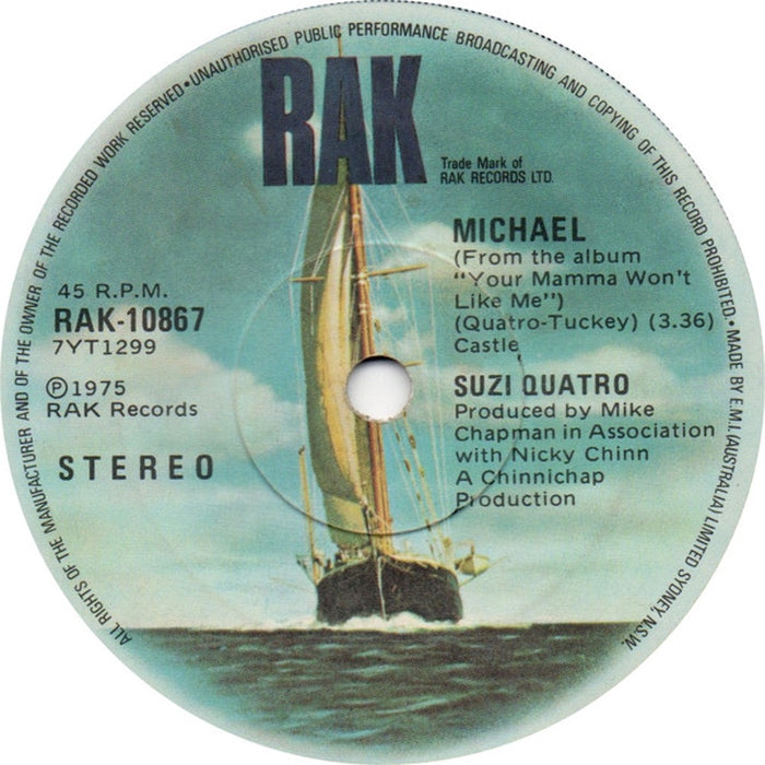 Suzi Quatro – Michael (LP, Vinyl Record Album)