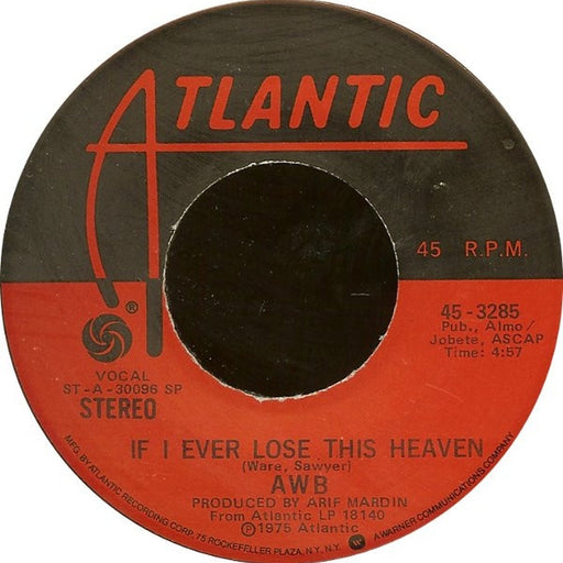 Average White Band – If I Ever Lose This Heaven (LP, Vinyl Record Album)