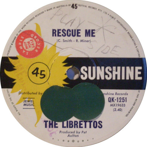The Librettos – Rescue Me (LP, Vinyl Record Album)