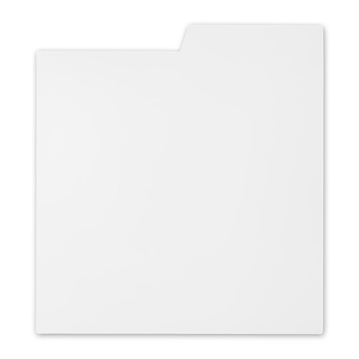 Record Dividers - White Frosted Plastic