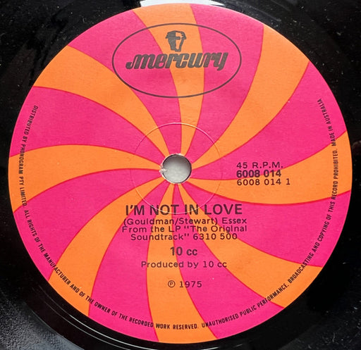 10cc – I'm Not In Love (LP, Vinyl Record Album)