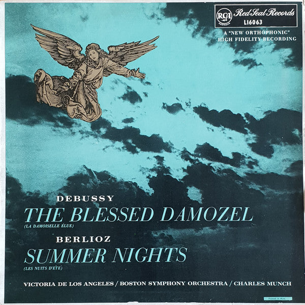 Hector Berlioz, Claude Debussy, Victoria De Los Angeles, Boston Symphony Orchestra, Charles Munch – Debussy - The Blessed Damozel / Berlioz - Summer Nights (LP, Vinyl Record Album)