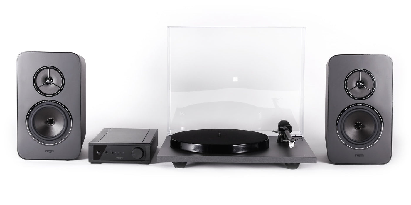 REGA System One – Planar 1 turntable, io amplifier and Kyte loudspeakers