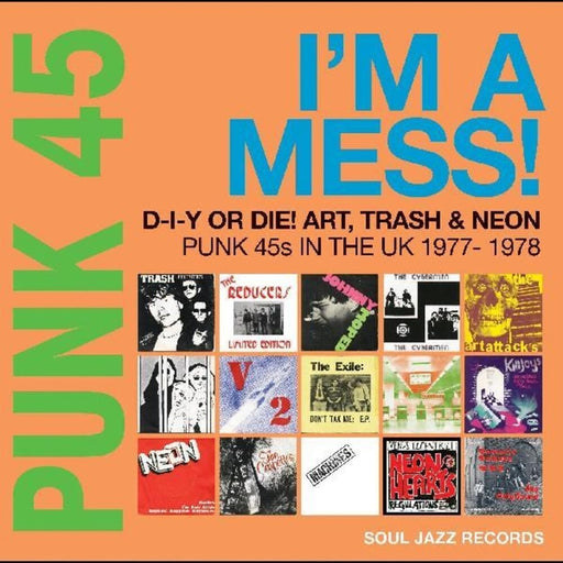 Various – Punk 45: I'm A Mess! D-I-Y Or Die! Art, Trash & Neon – Punk 45s In The UK 1977-78 (2xLP) (LP, Vinyl Record Album)