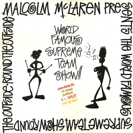 Malcolm McLaren, World's Famous Supreme Team – Round The Outside! Round The Outside! (LP, Vinyl Record Album)